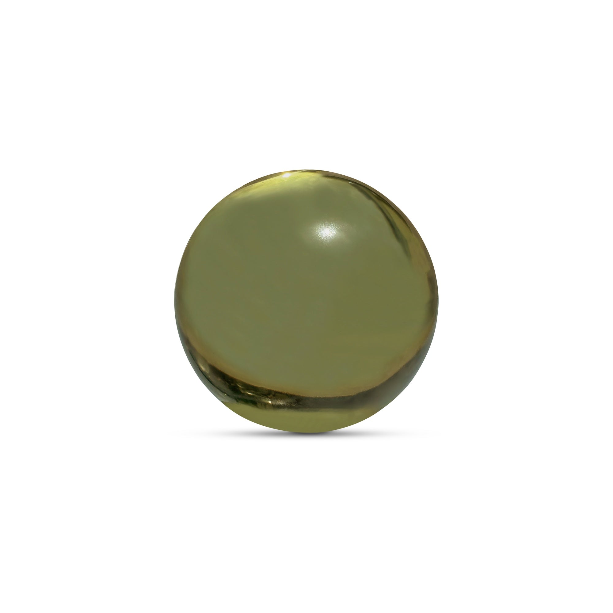 Bonn Cast Glass Decorative Object Olive