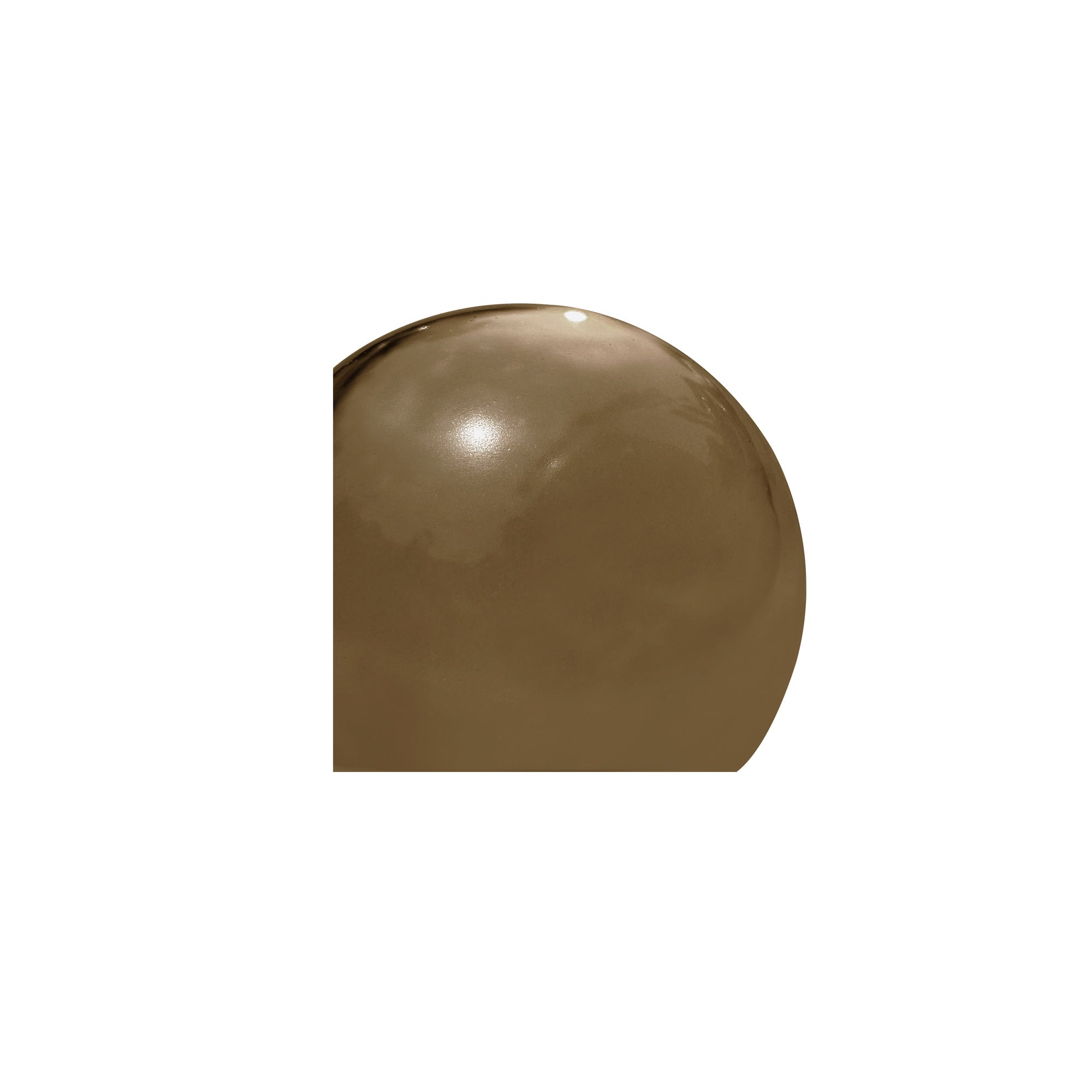 Bonn Cast Glass Decorative Object Light Smoky Brown