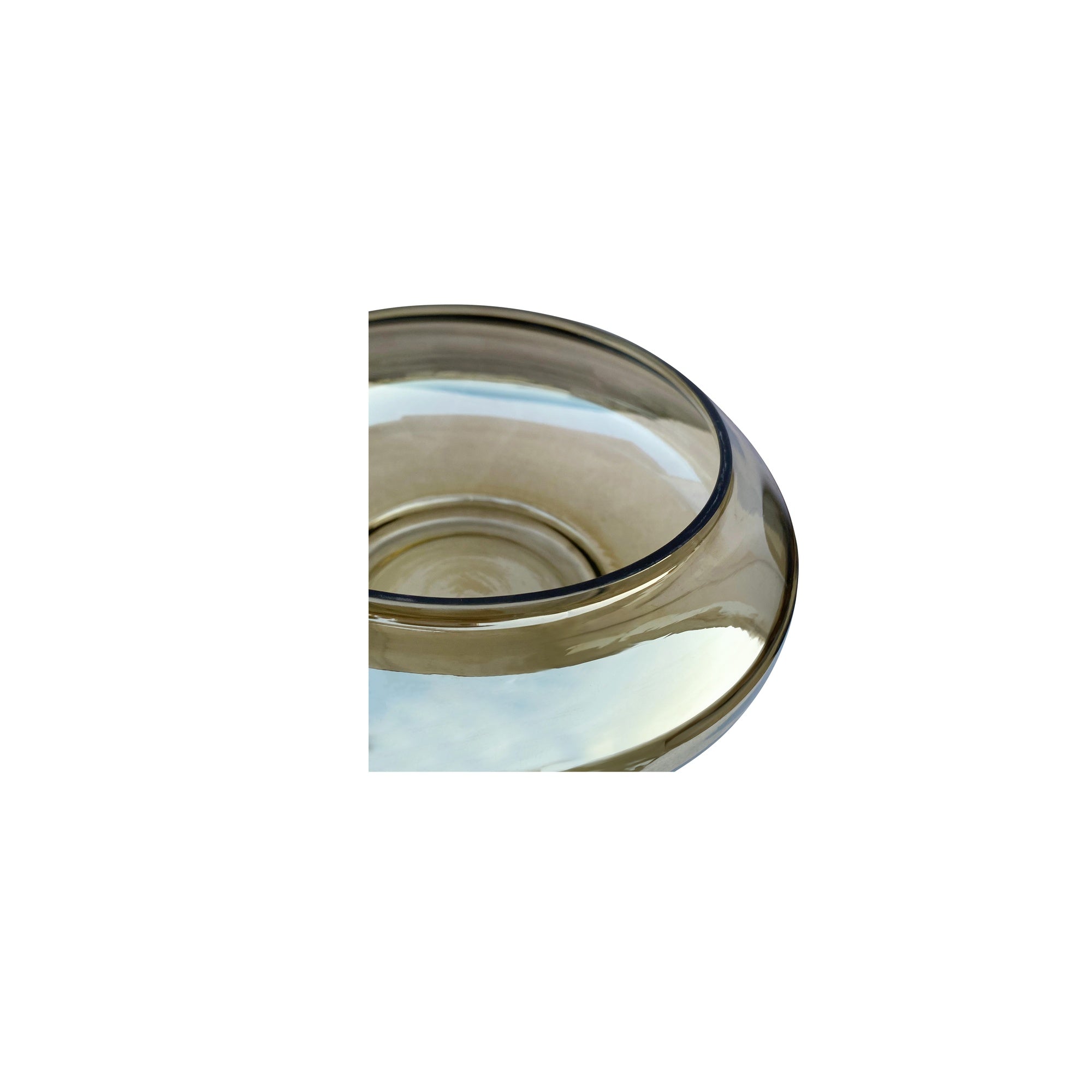 Polene Glass Bowl Small Smoky Brown