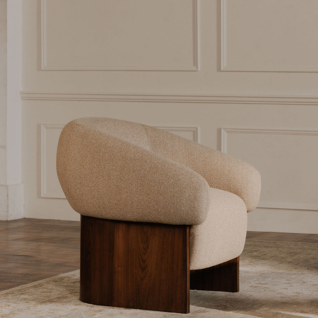 Otto Accent Chair Flecked Tan
