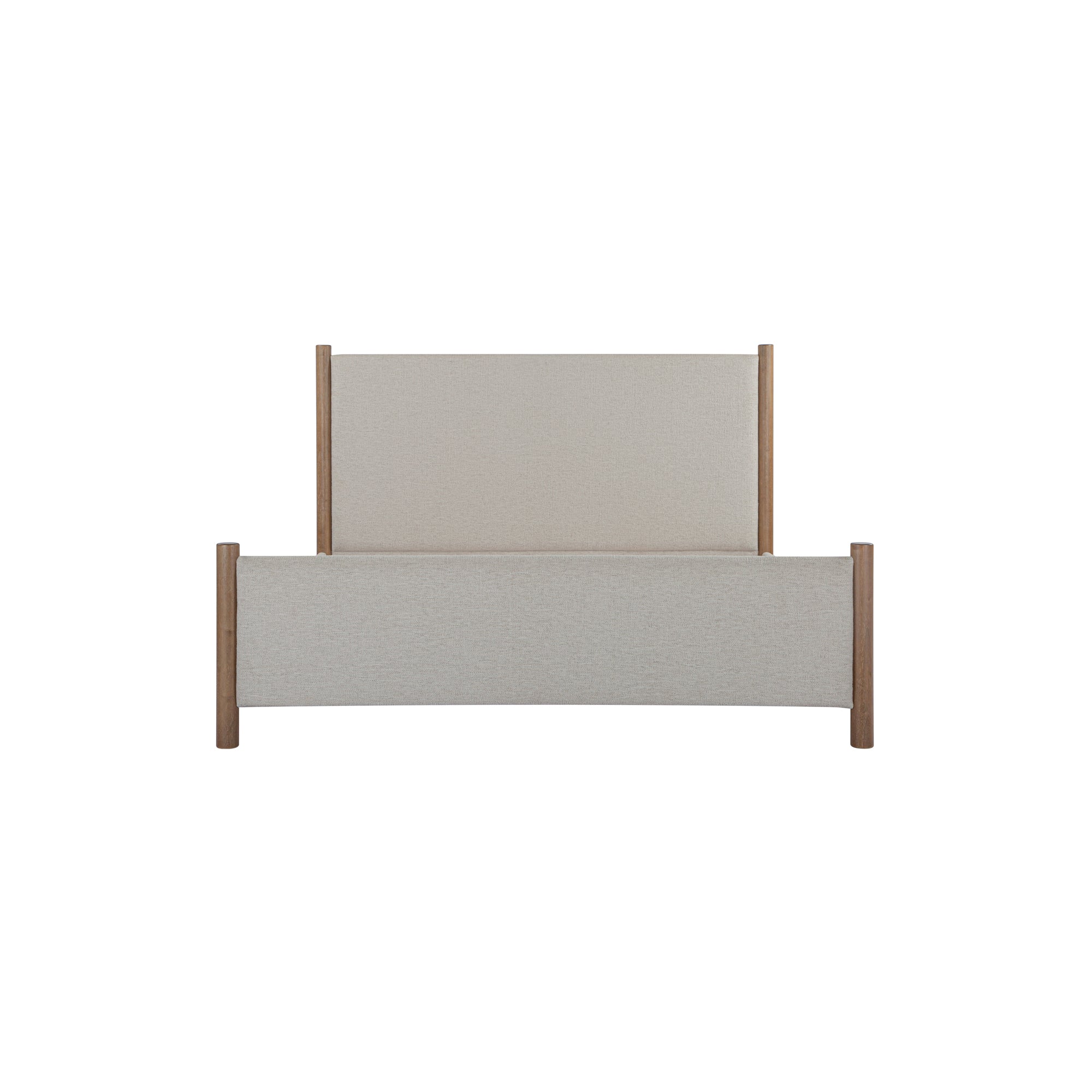 Warren Queen Bed Beige