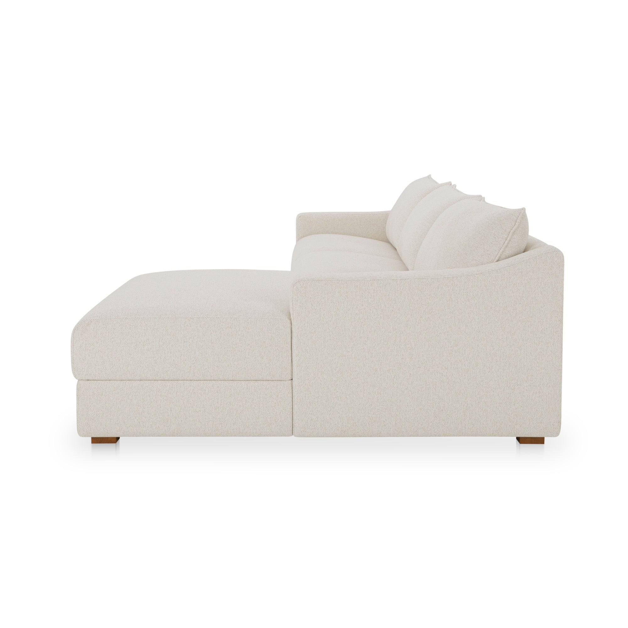 Farrow Sectional Flecked Oat Right