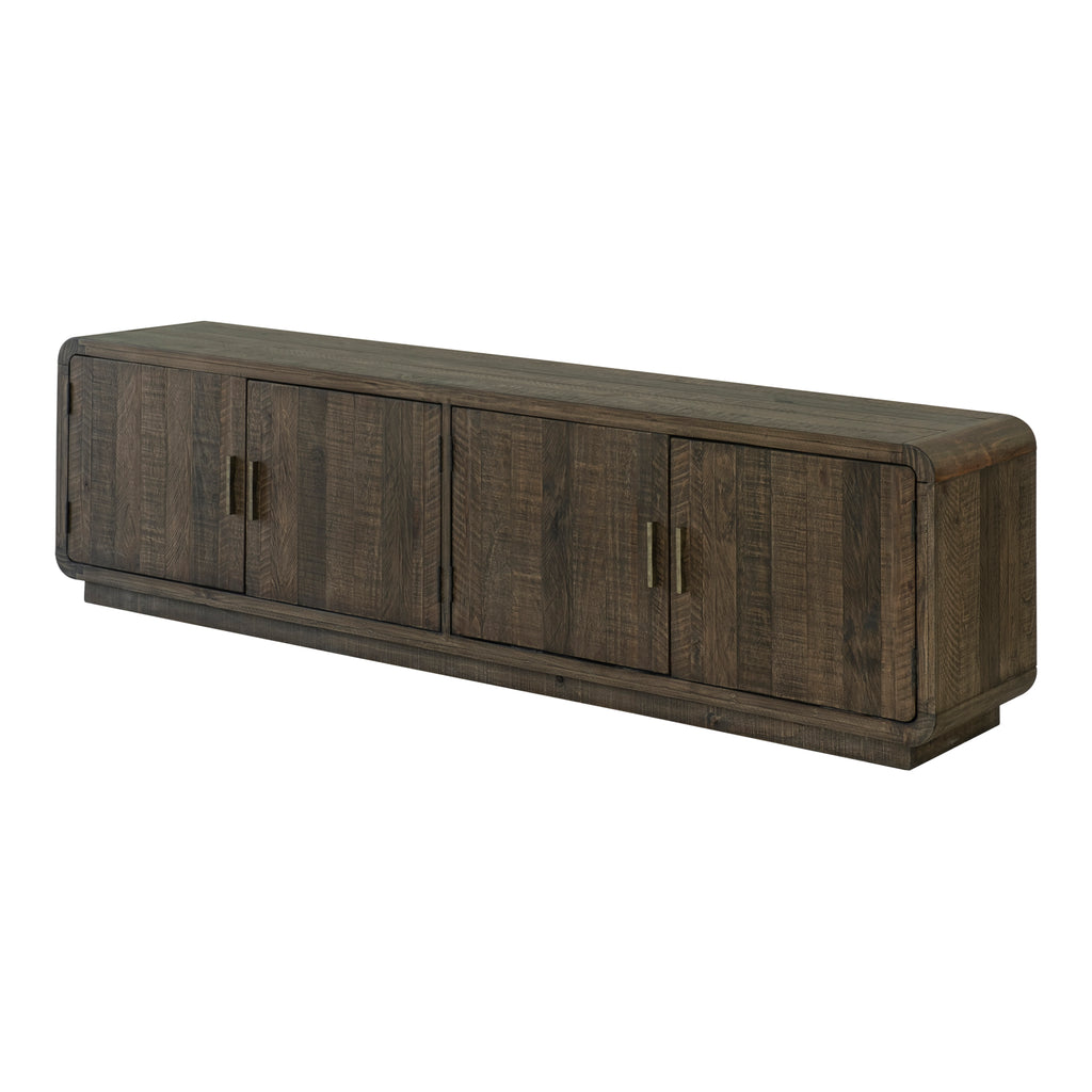 Monterey Media Cabinet Aged Brown