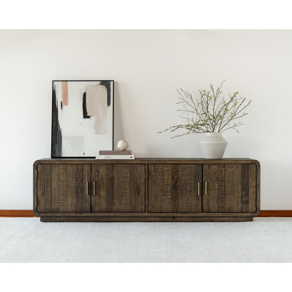 Monterey Media Cabinet Aged Brown