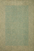 Chris Loves Julia x Loloi | Francis Collection | Green / Natural | FRA-02