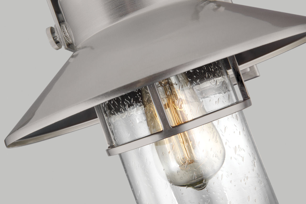 Boynton Medium Lantern Painted Brushed Steel