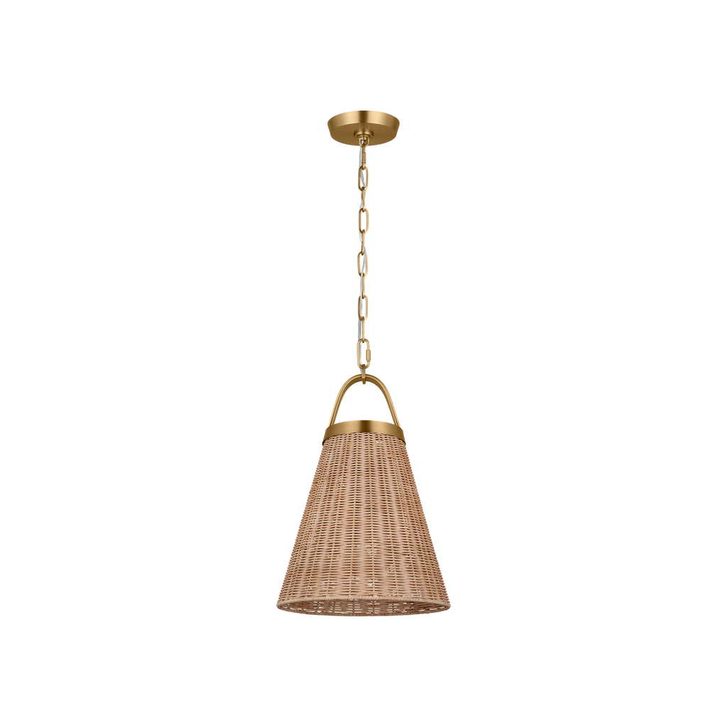 Whitby Medium Pendant Burnished Brass
