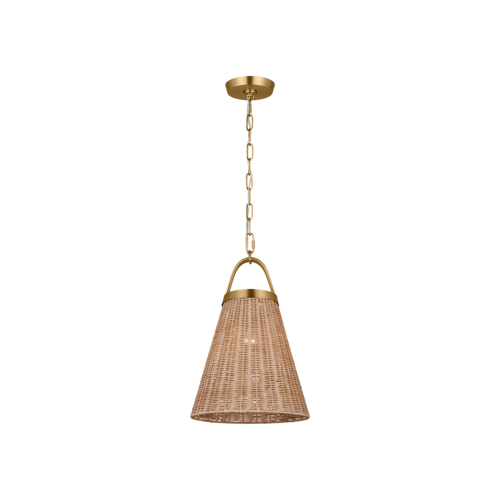 Whitby Medium Pendant Burnished Brass
