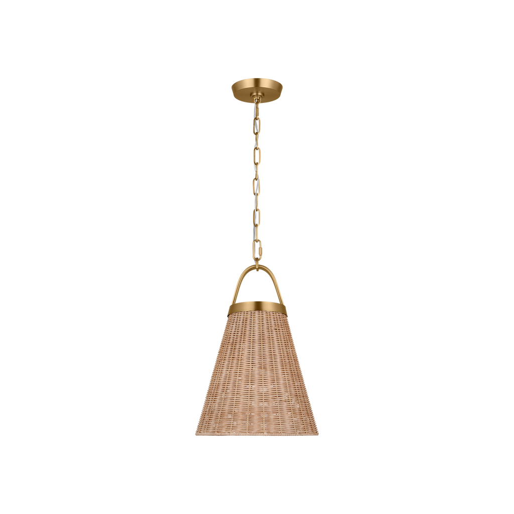 Whitby Medium Pendant Burnished Brass
