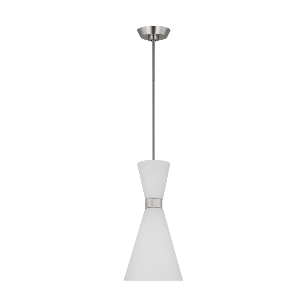 Belcarra Small Pendant Brushed Steel