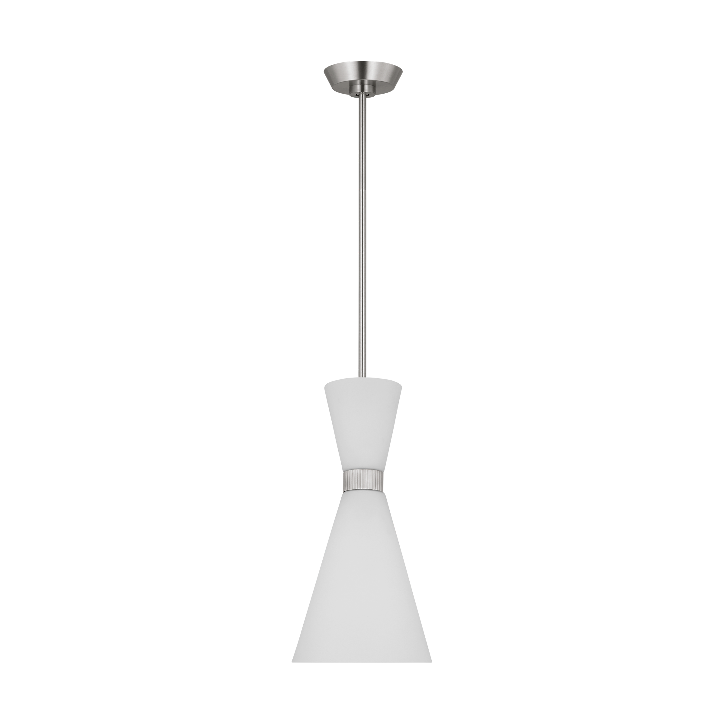 Belcarra Small Pendant Brushed Steel