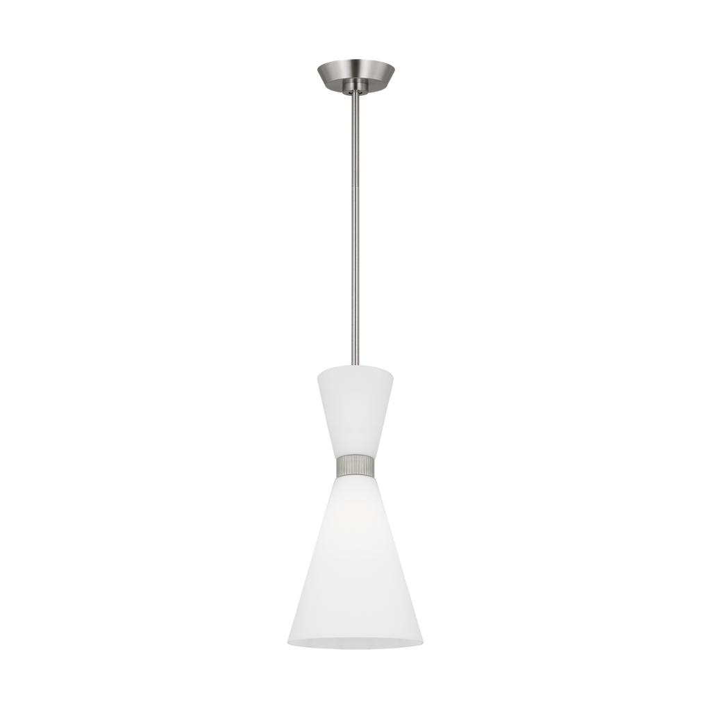 Belcarra Small Pendant Brushed Steel
