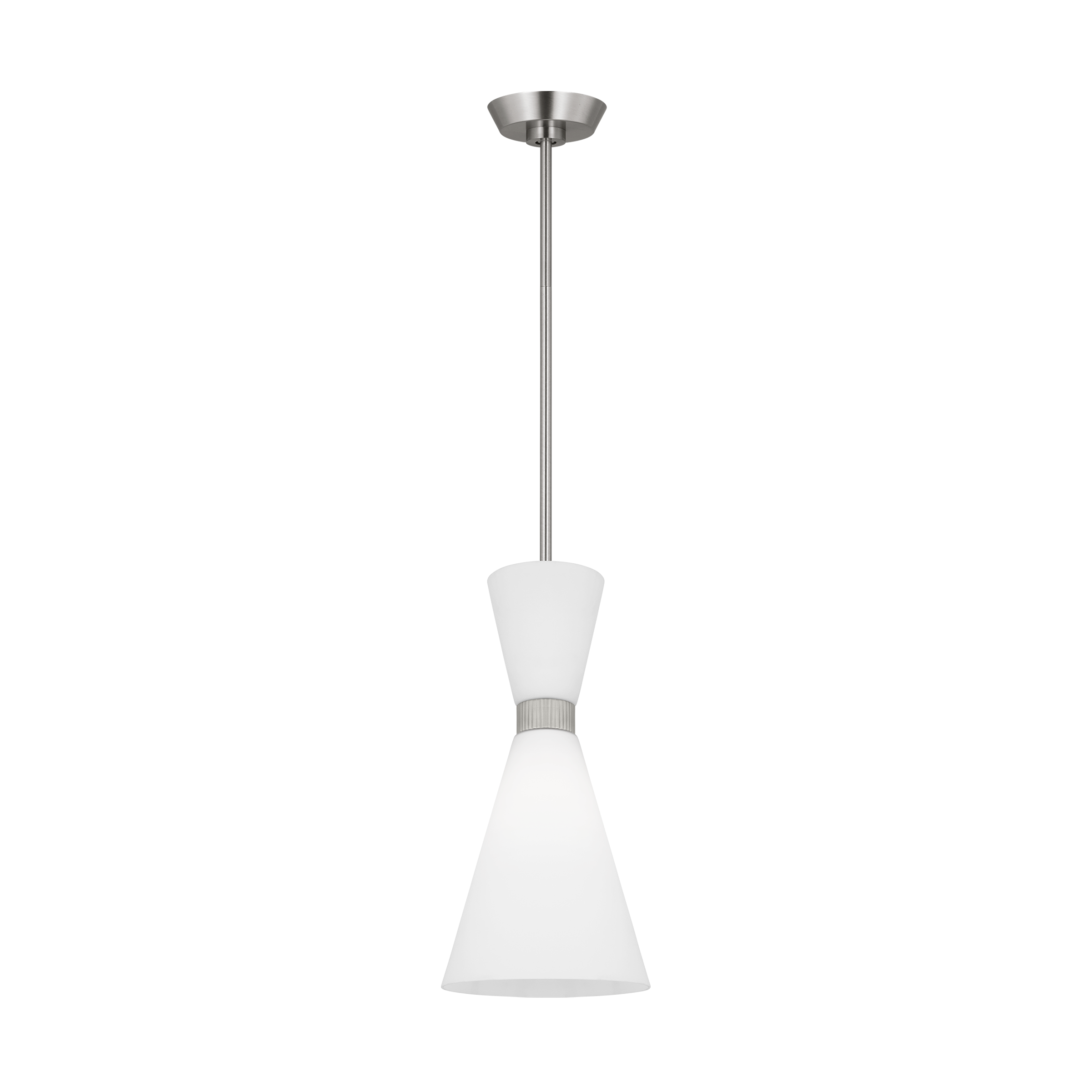 Belcarra Small Pendant Brushed Steel