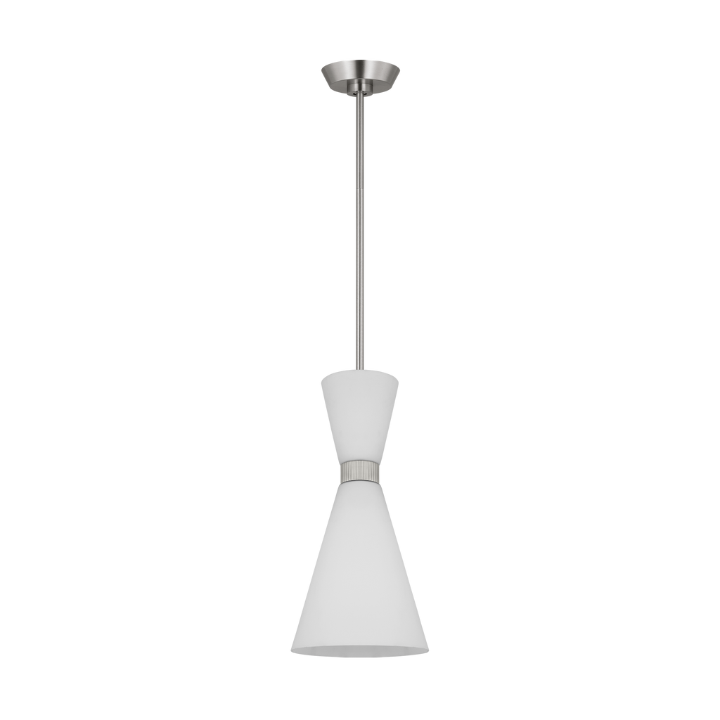 Belcarra Small Pendant Brushed Steel
