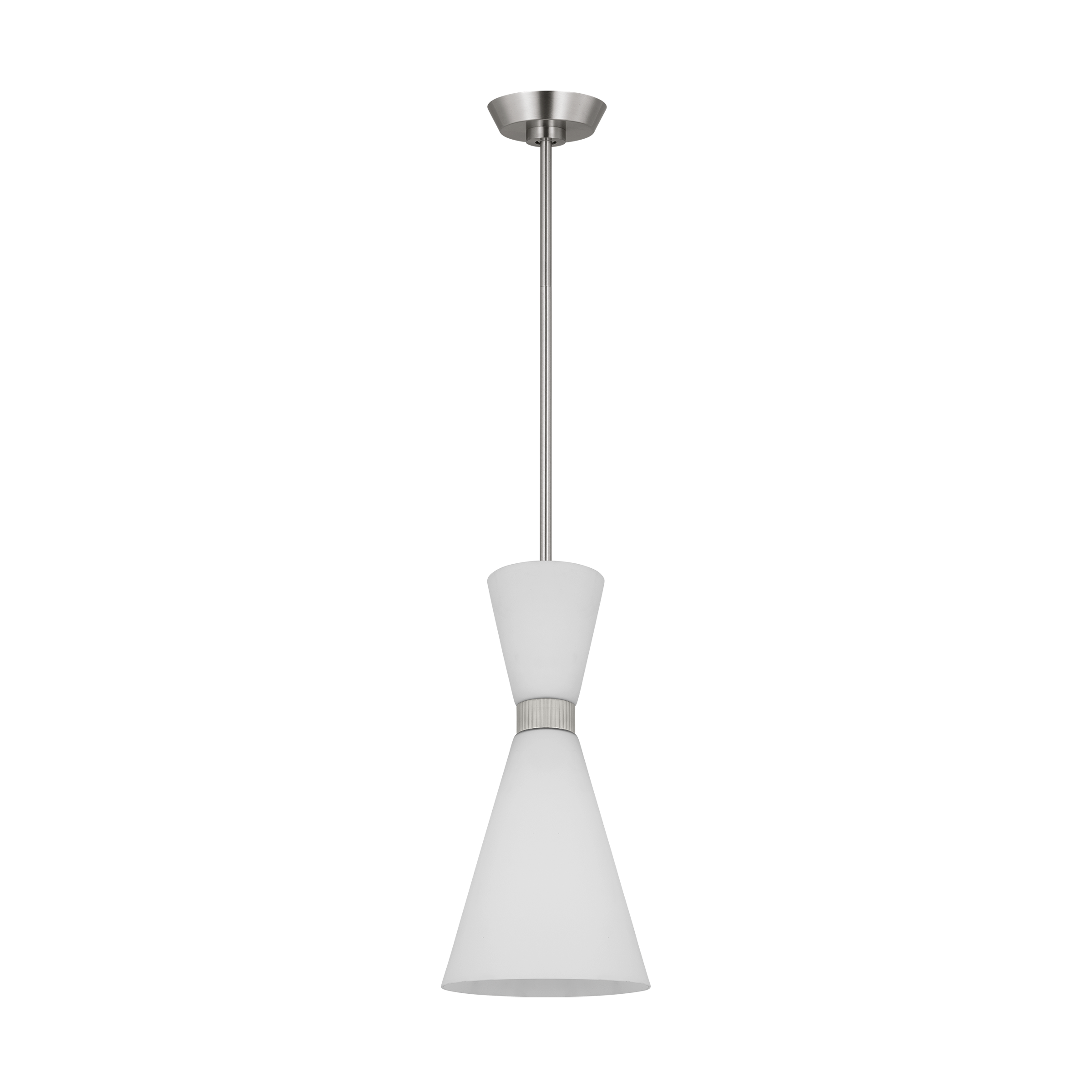 Belcarra Small Pendant Brushed Steel