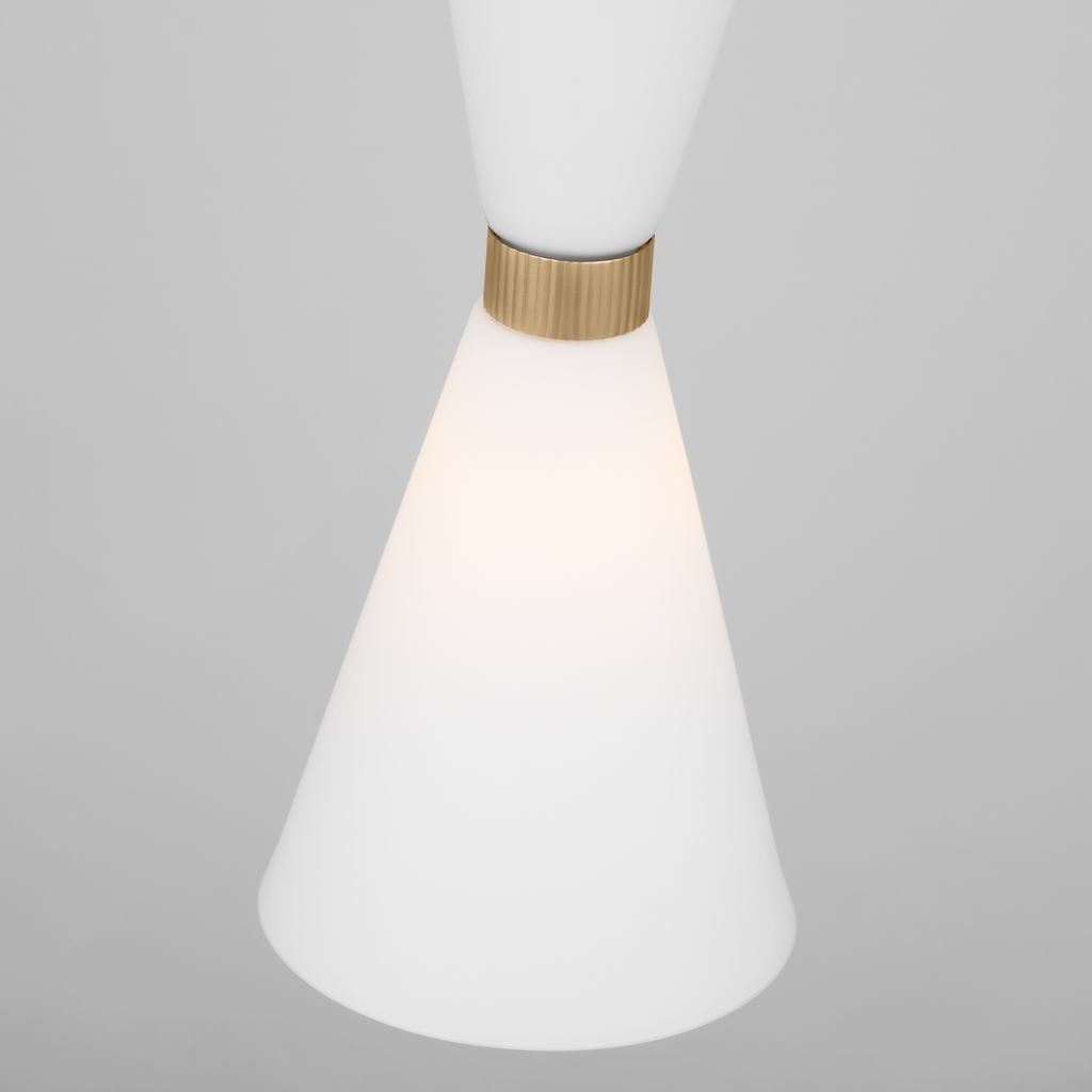 Belcarra Small Pendant Satin Brass