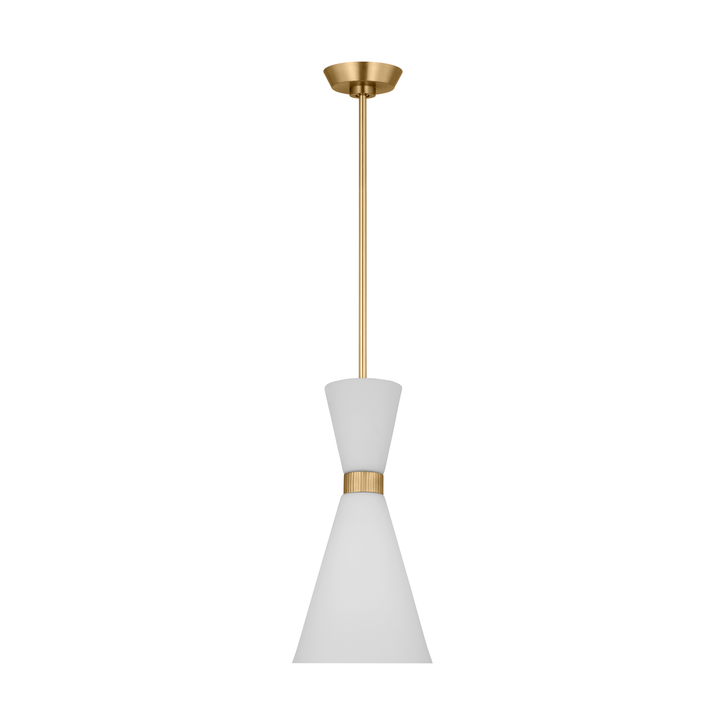 Belcarra Small Pendant Satin Brass