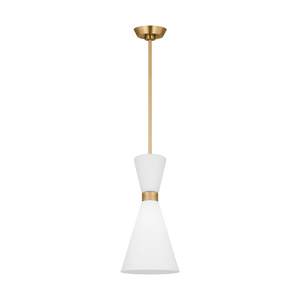 Belcarra Small Pendant Satin Brass