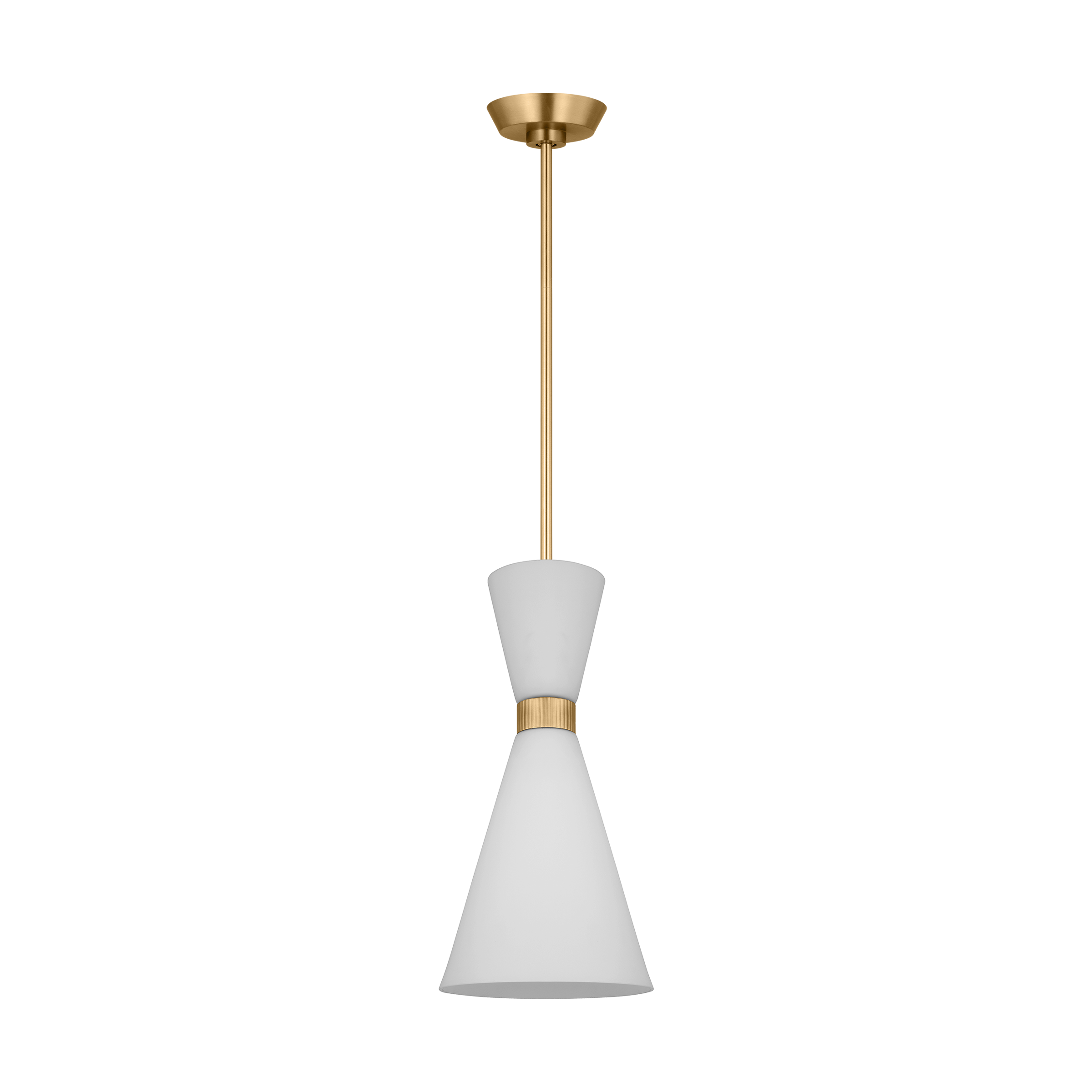 Belcarra Small Pendant Satin Brass