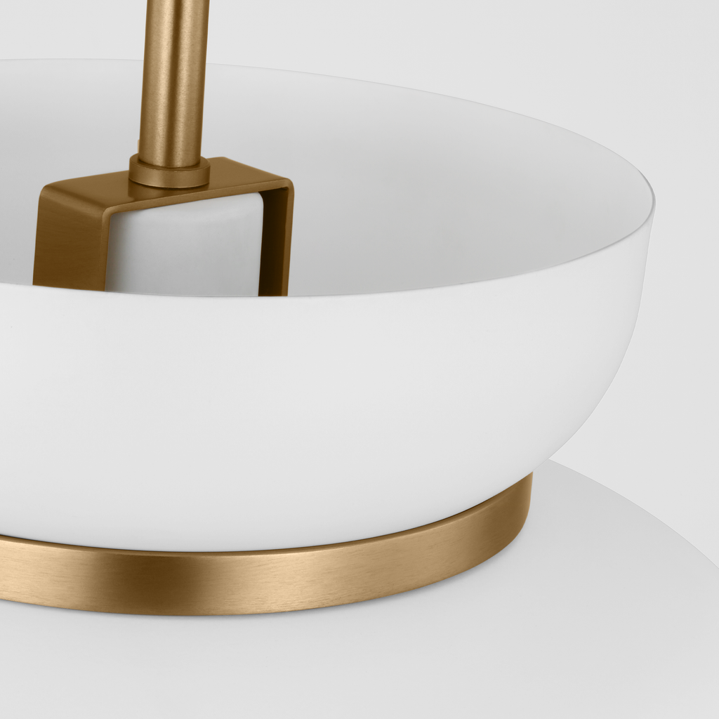 Pemberton Medium Pendant Matte White