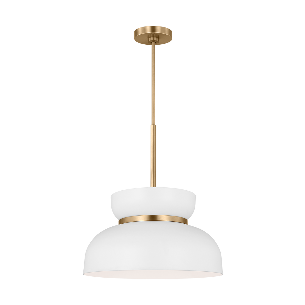 Pemberton Medium Pendant Matte White