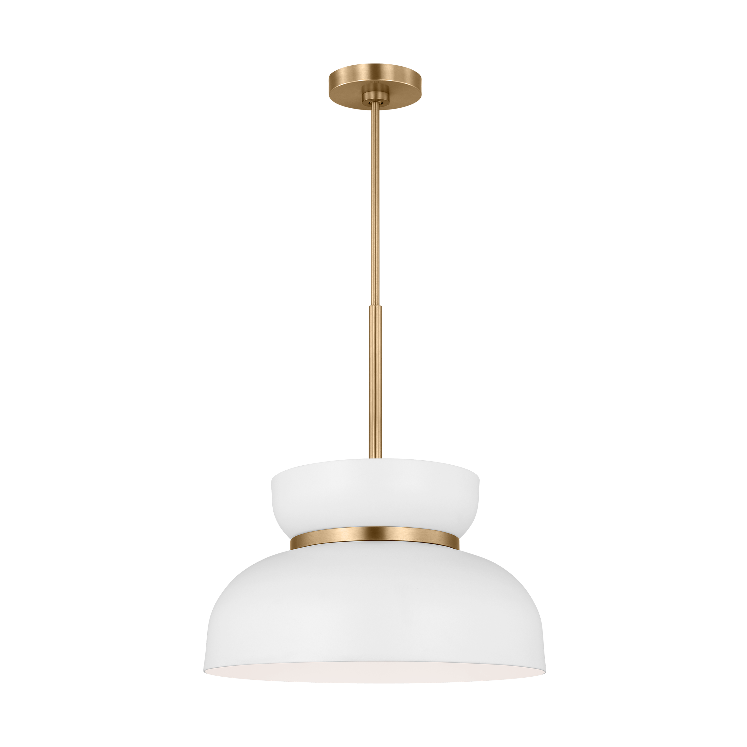 Pemberton Medium Pendant Matte White