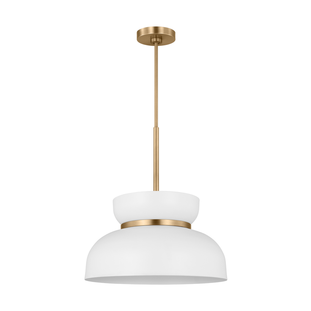 Pemberton Medium Pendant Matte White