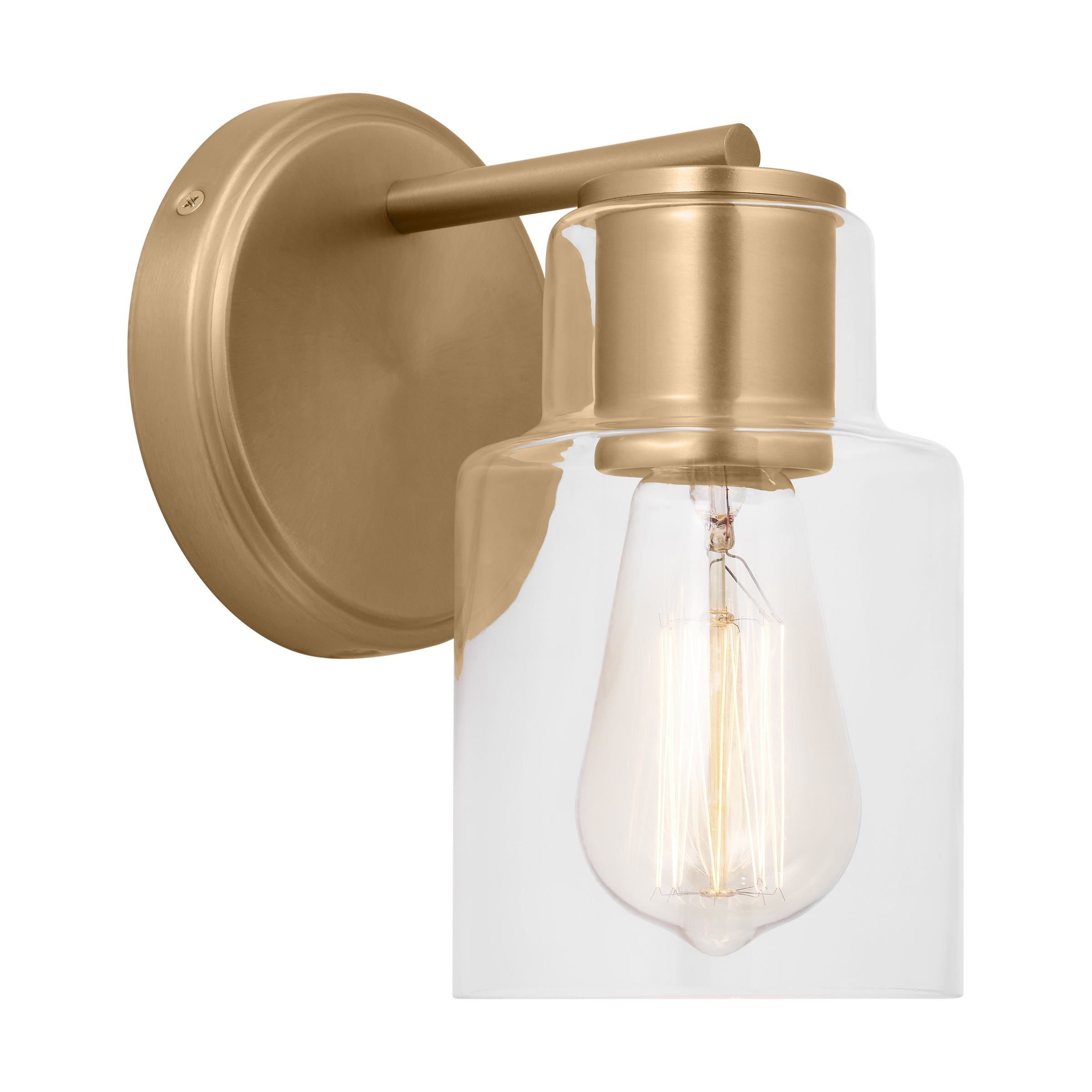 Sayward Small Sconce Satin Brass