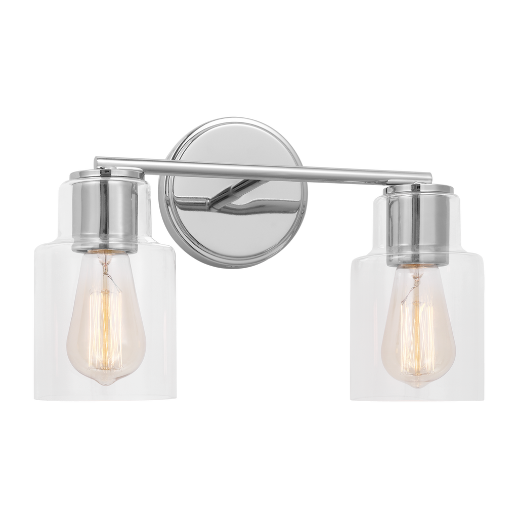 Sayward 2-Light Bath Sconce | Chrome Bulb(s) Not Included