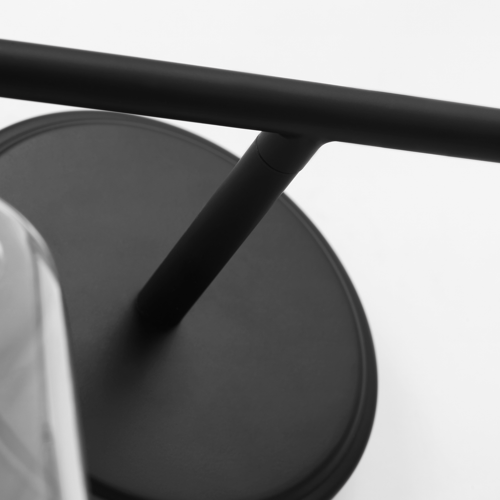 Sayward 2-Light Bath Sconce | Midnight Black Bulb(s) Not Included