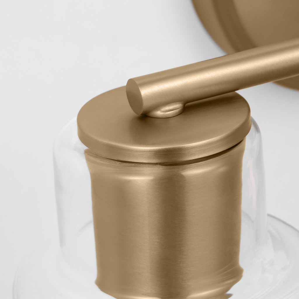 Sayward 2-Light Bath Sconce | Satin Brass Bulb(s) Not Included