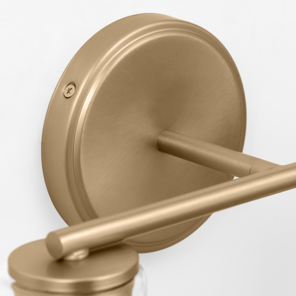 Sayward 2-Light Bath Sconce | Satin Brass Bulb(s) Not Included