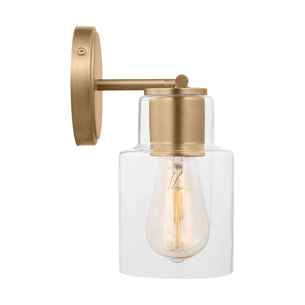 Sayward 2-Light Bath Sconce | Satin Brass Bulb(s) Not Included