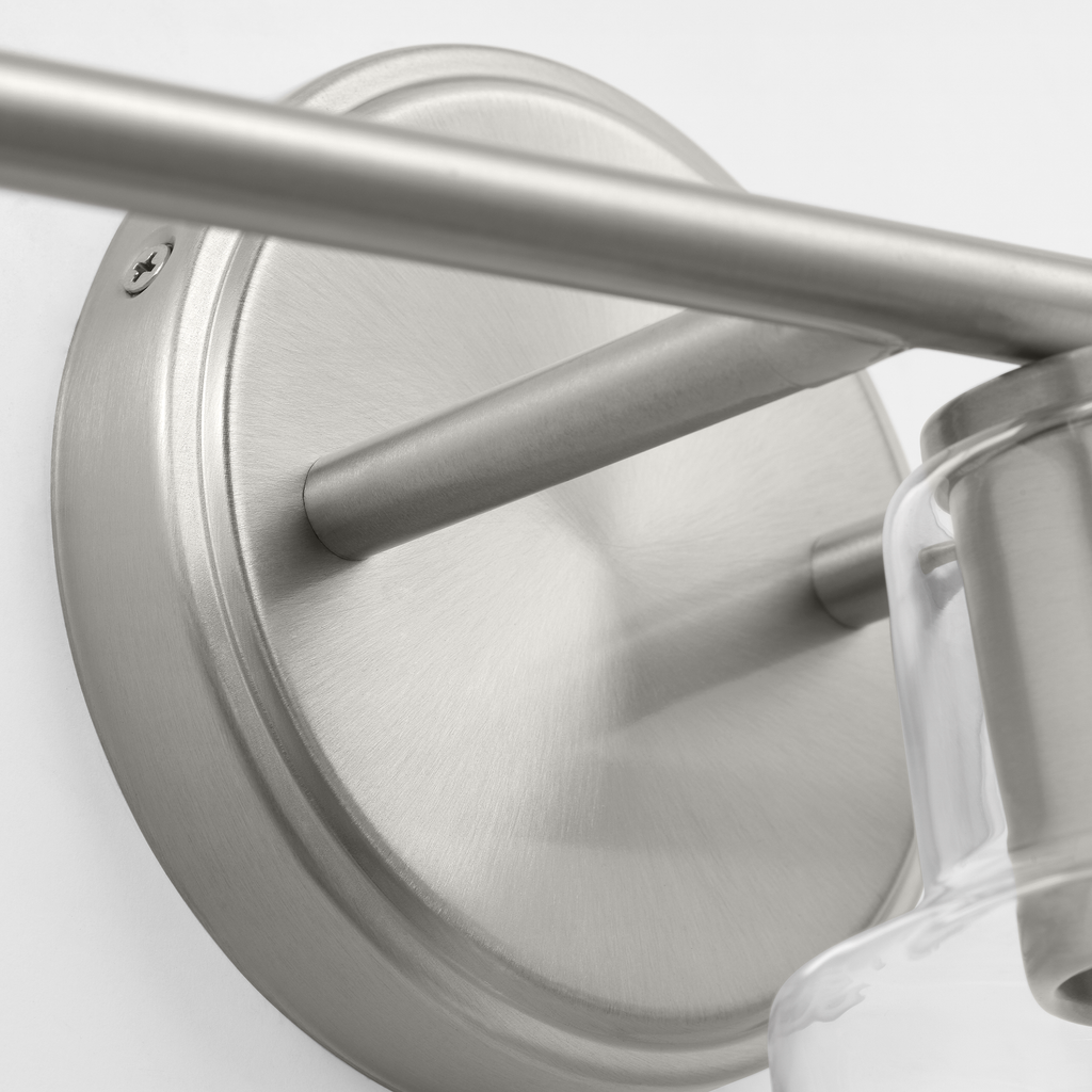 Sayward 3-Light Bath Sconce | Brushed Steel Bulb(s) Not Included