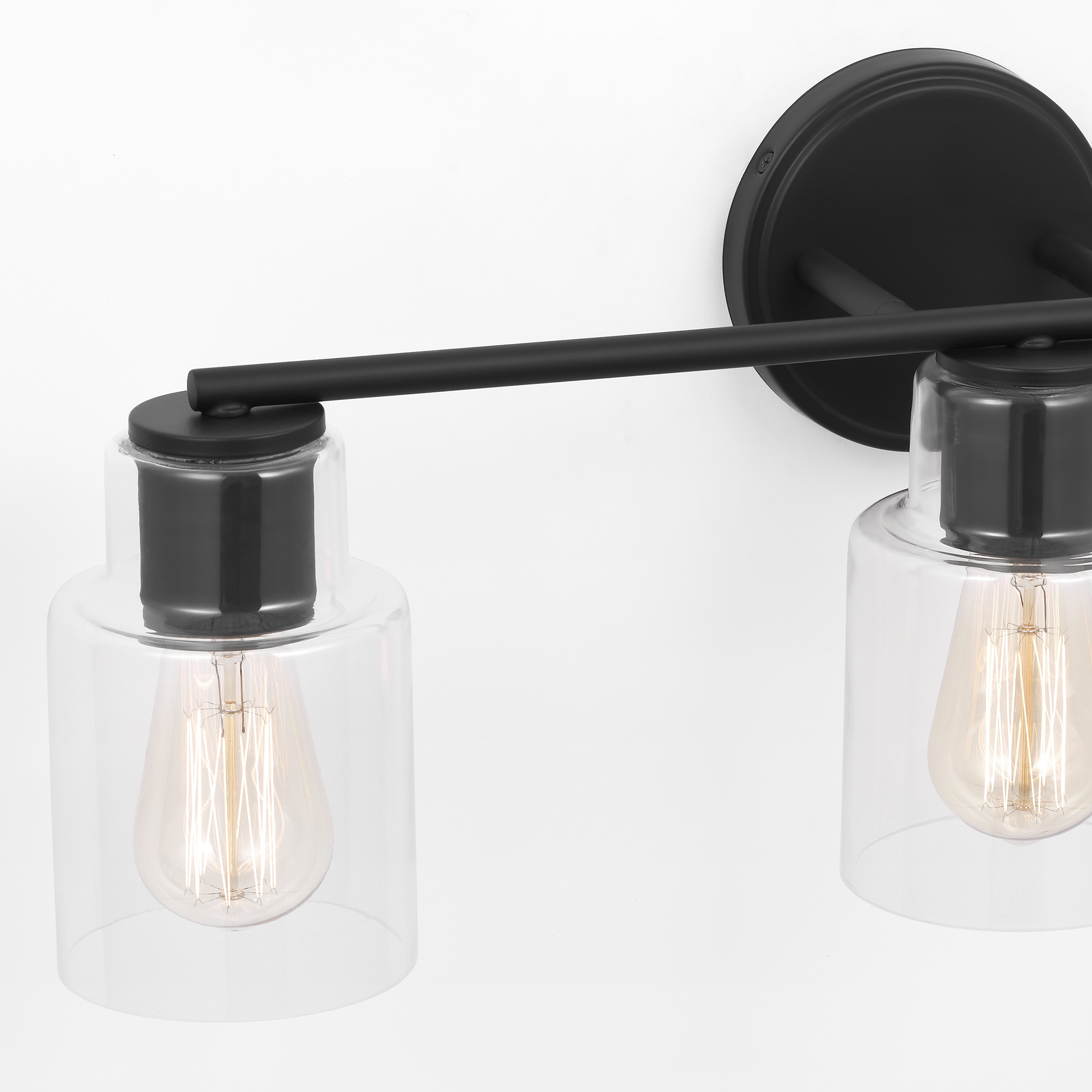 Sayward 3-Light Bath Sconce | Midnight Black Bulb(s) Not Included