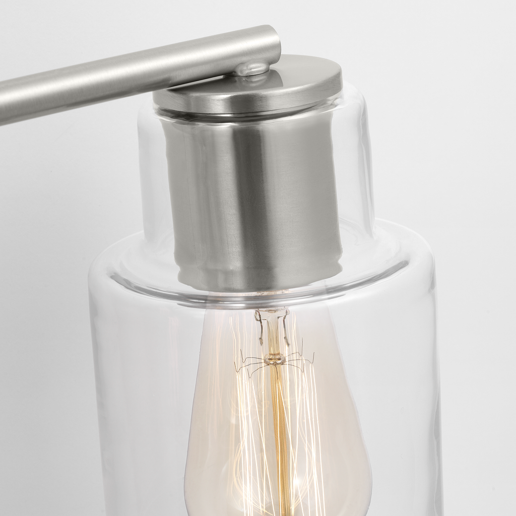 Sayward 4-Light Bath Sconce | Brushed Steel Bulb(s) Not Included