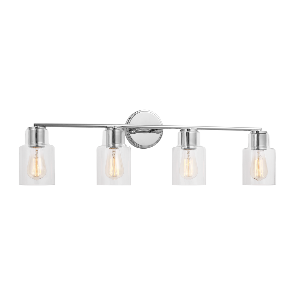 Sayward 4-Light Bath Sconce | Chrome Bulb(s) Not Included