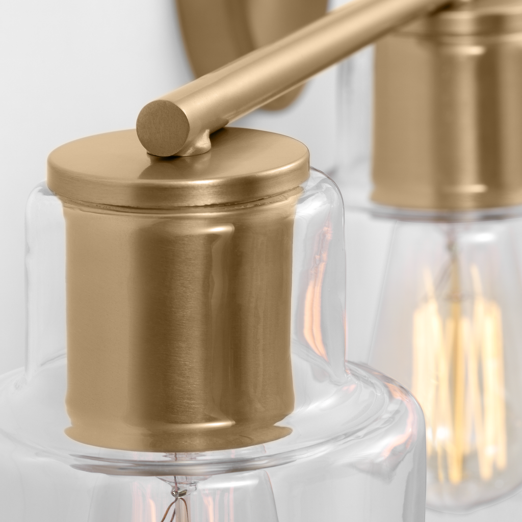 Sayward 4-Light Bath Sconce | Satin Brass Bulb(s) Not Included