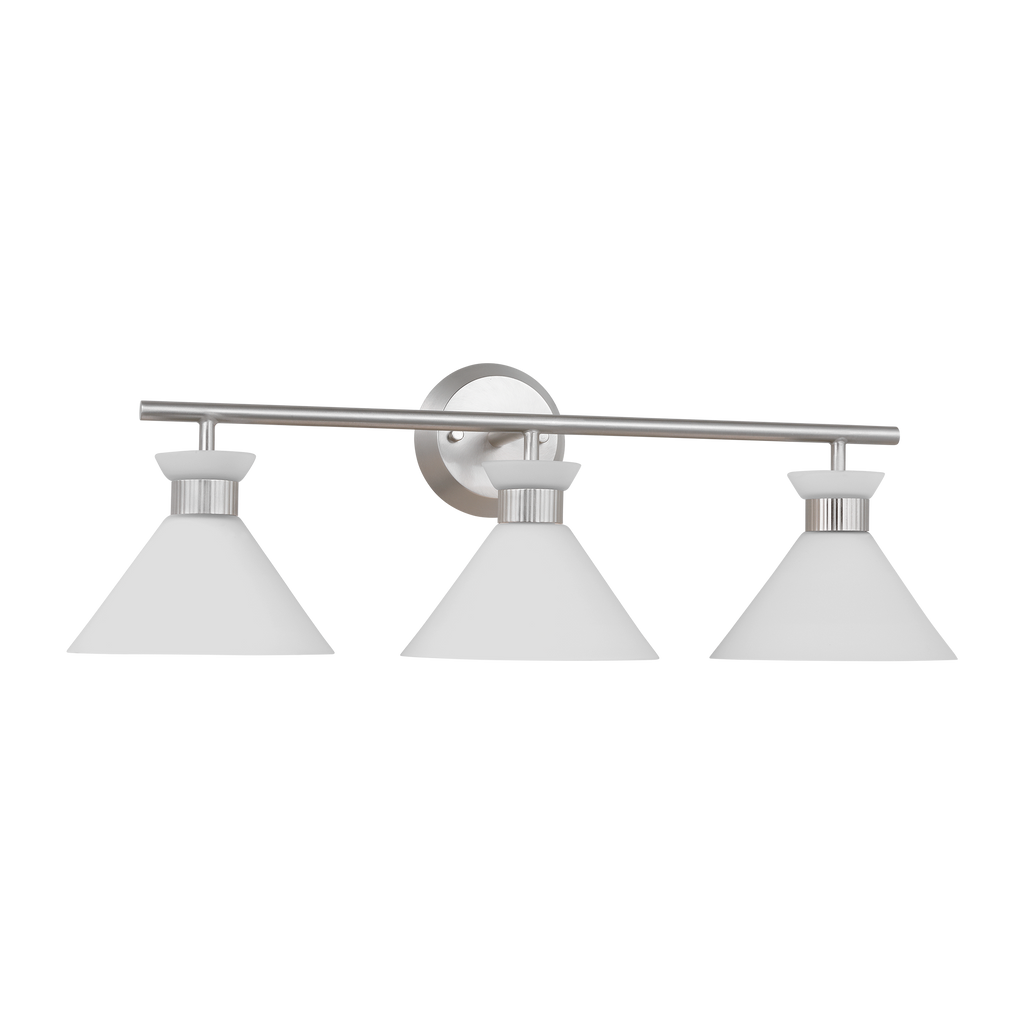 Belcarra 3 - Light Vanity Brushed Steel