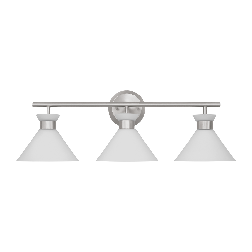 Belcarra 3 - Light Vanity Brushed Steel