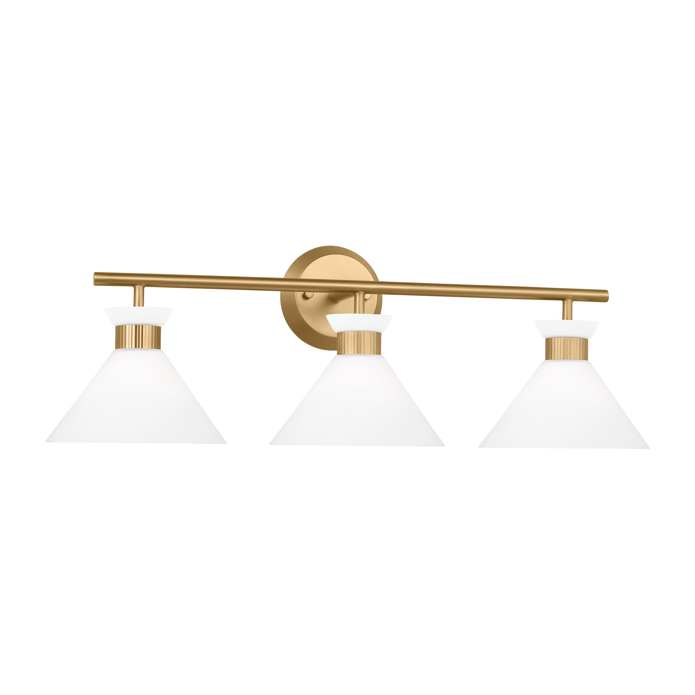 Belcarra 3 - Light Vanity Satin Brass