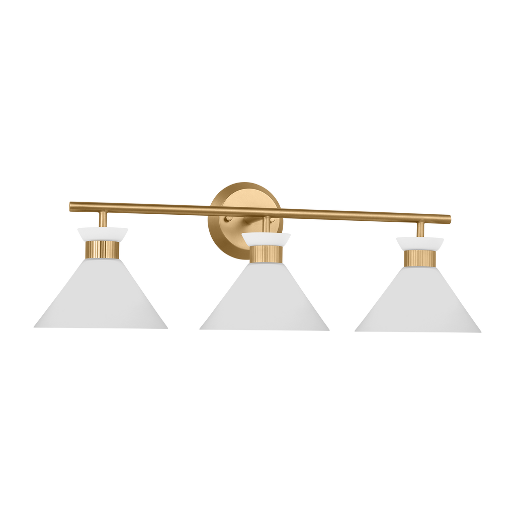 Belcarra 3 - Light Vanity Satin Brass