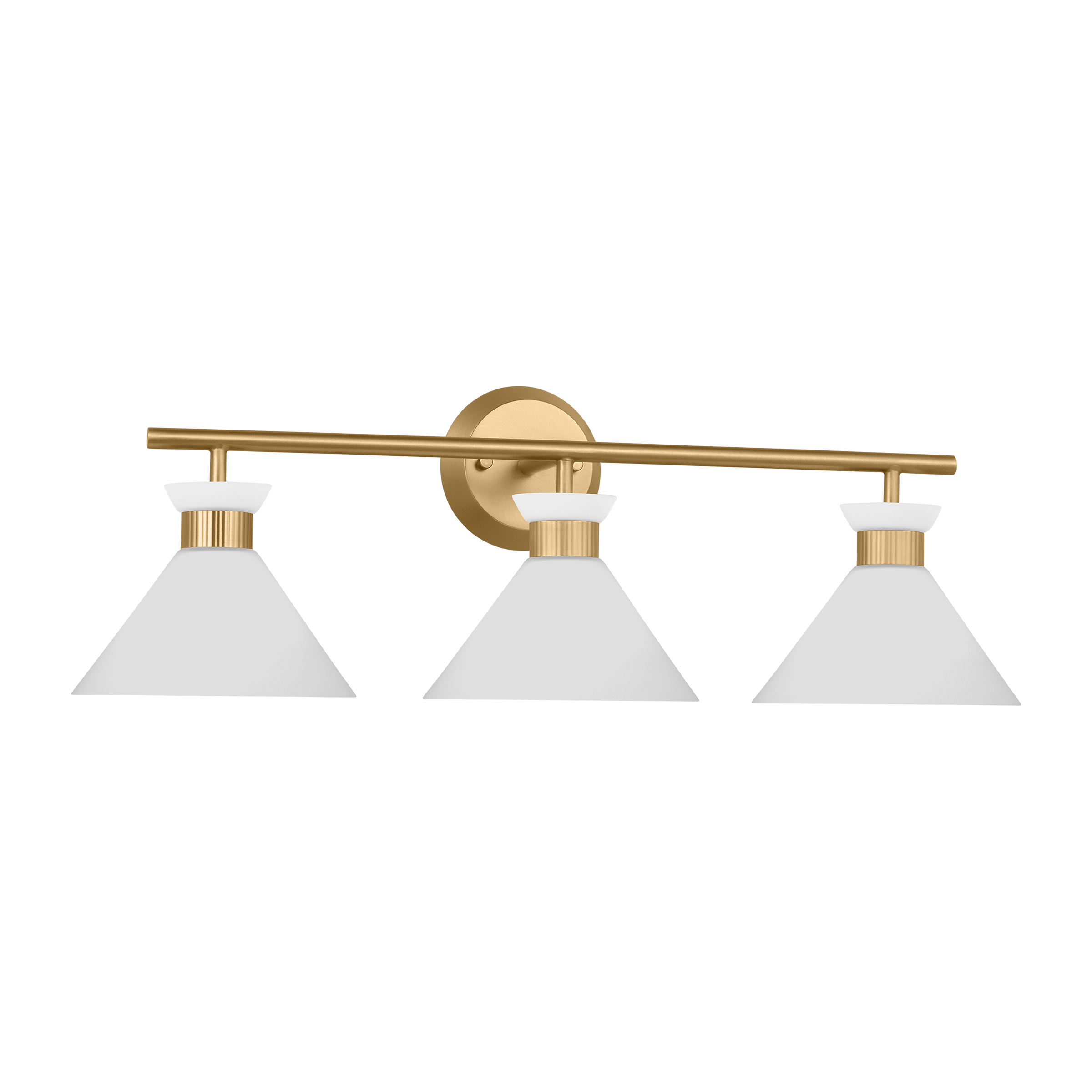 Belcarra 3 - Light Vanity Satin Brass