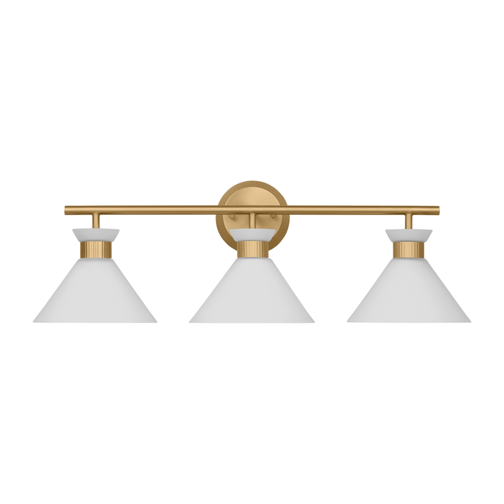 Belcarra 3 - Light Vanity Satin Brass