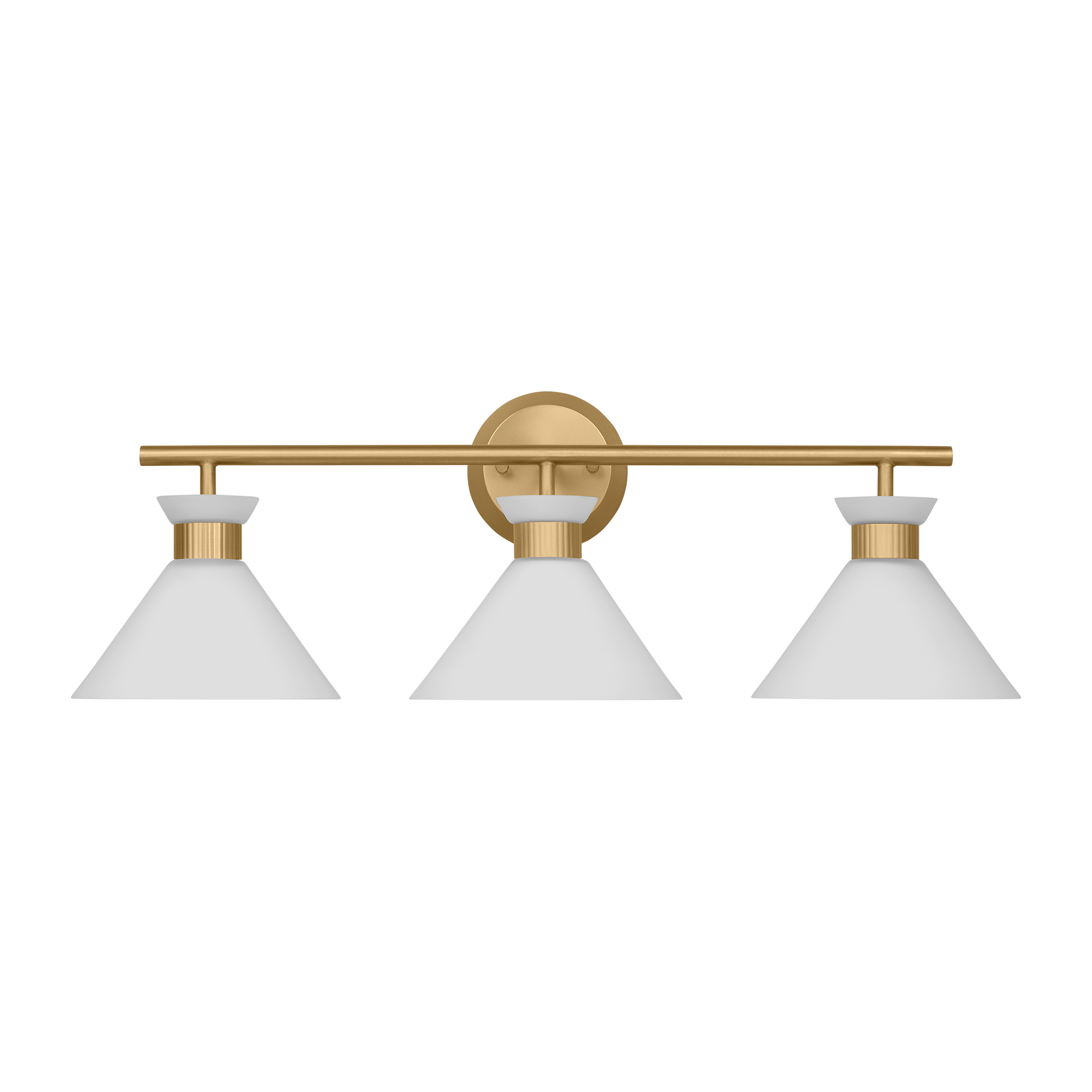 Belcarra 3 - Light Vanity Satin Brass