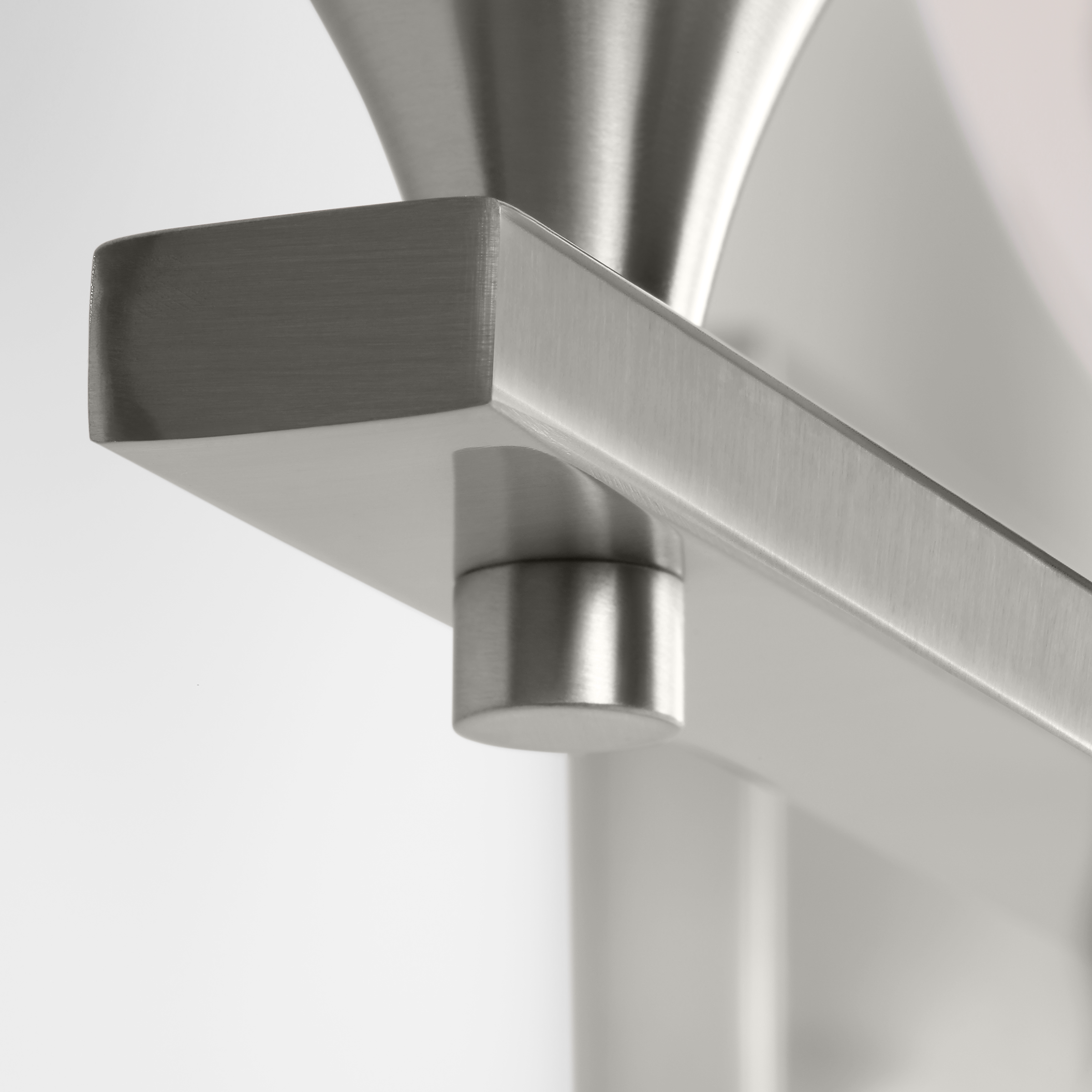 Toffino 4-Light Bath Sconce | Brushed Steel | Milk Glass