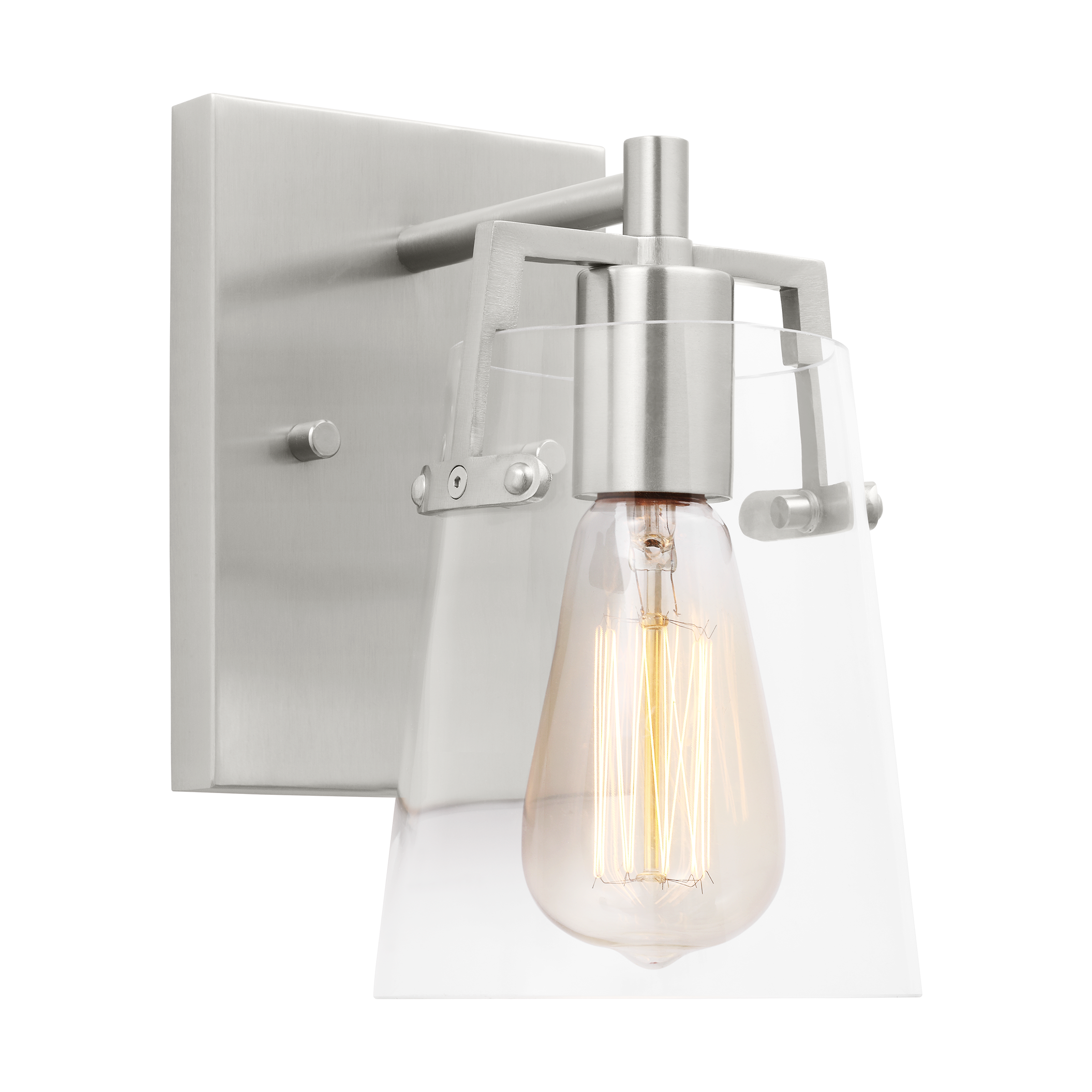 Crofton Small Sconce Brushed Nickel