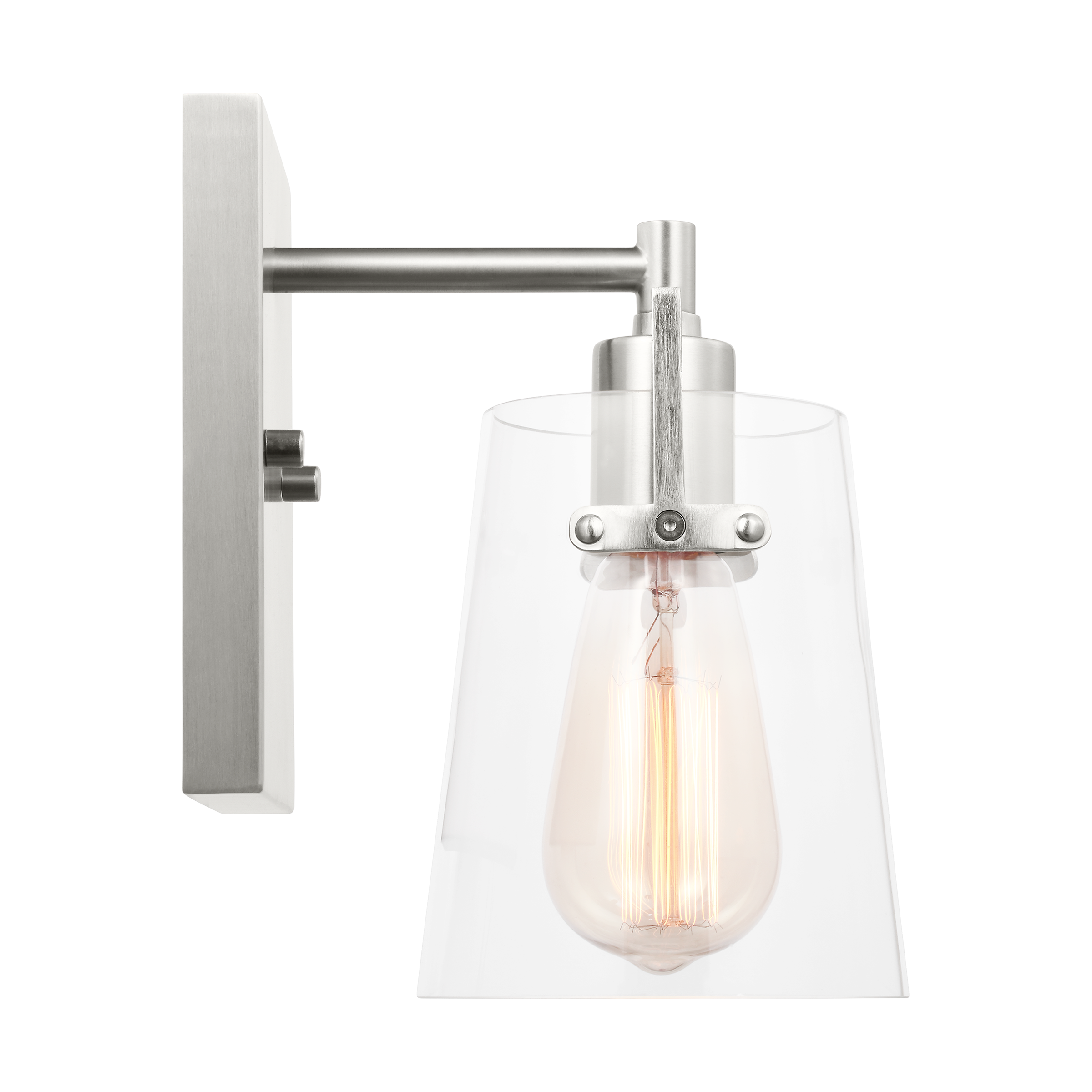Crofton Small Sconce Brushed Nickel