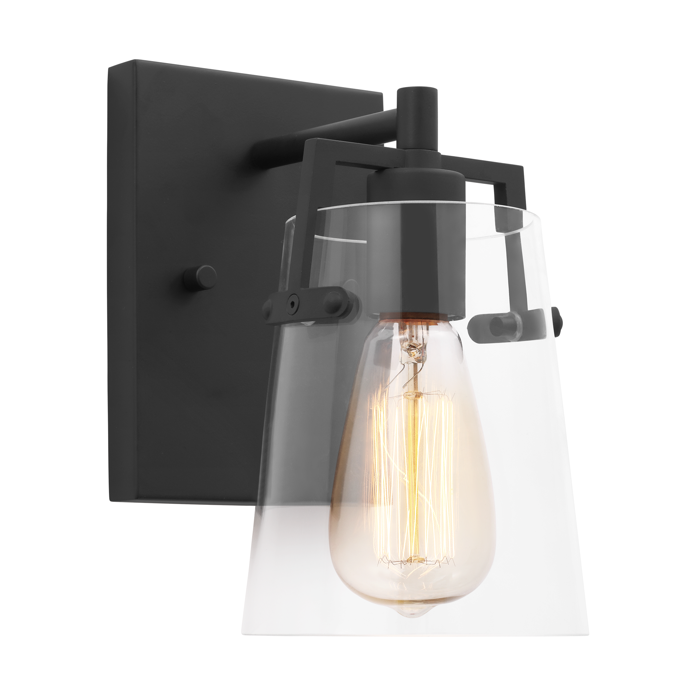 Crofton Small Sconce Midnight Black