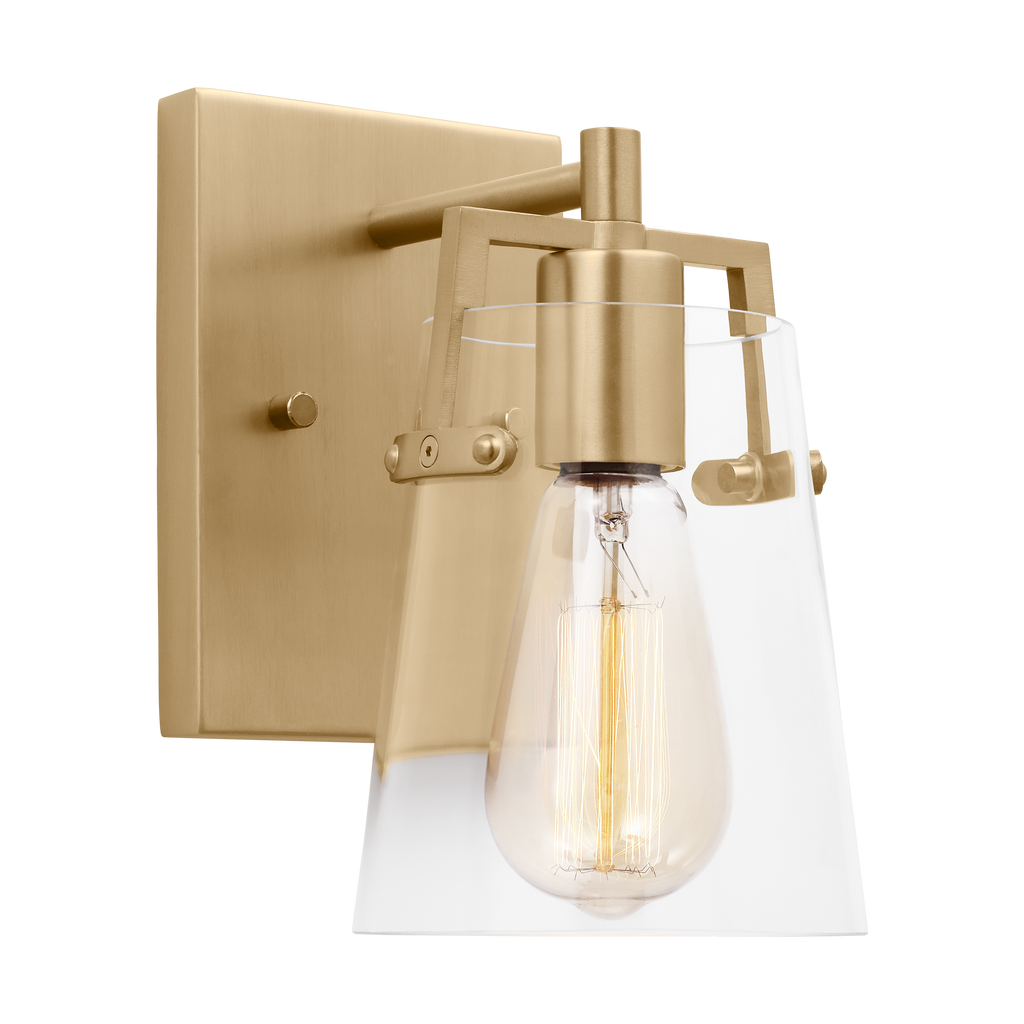 Crofton Small Sconce Satin Brass